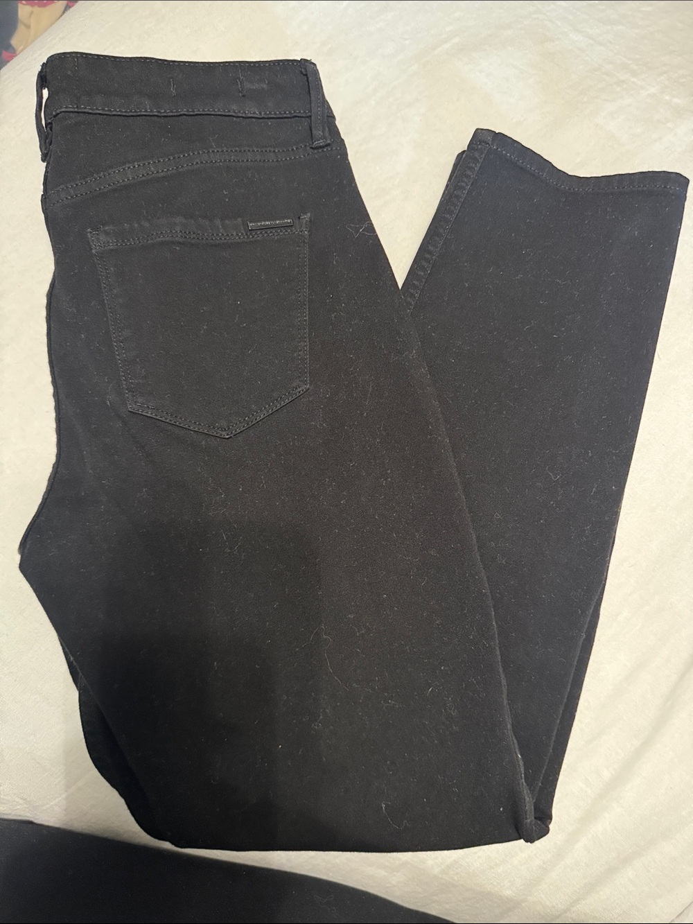 WHBM Black High Rise Slim Sculpt Skinny Jeans